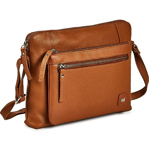 Small Soft Pebbled Real Leather Crossbody Shoulder Bag F695696