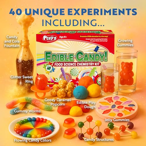 Edible Candy Making Science Kit with 40 Experiments M348546