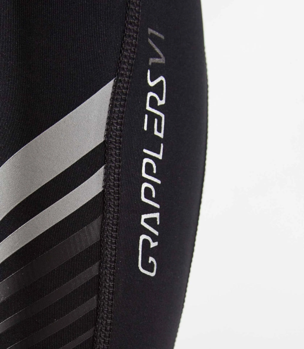 Black/Silver Compression Spats P1248