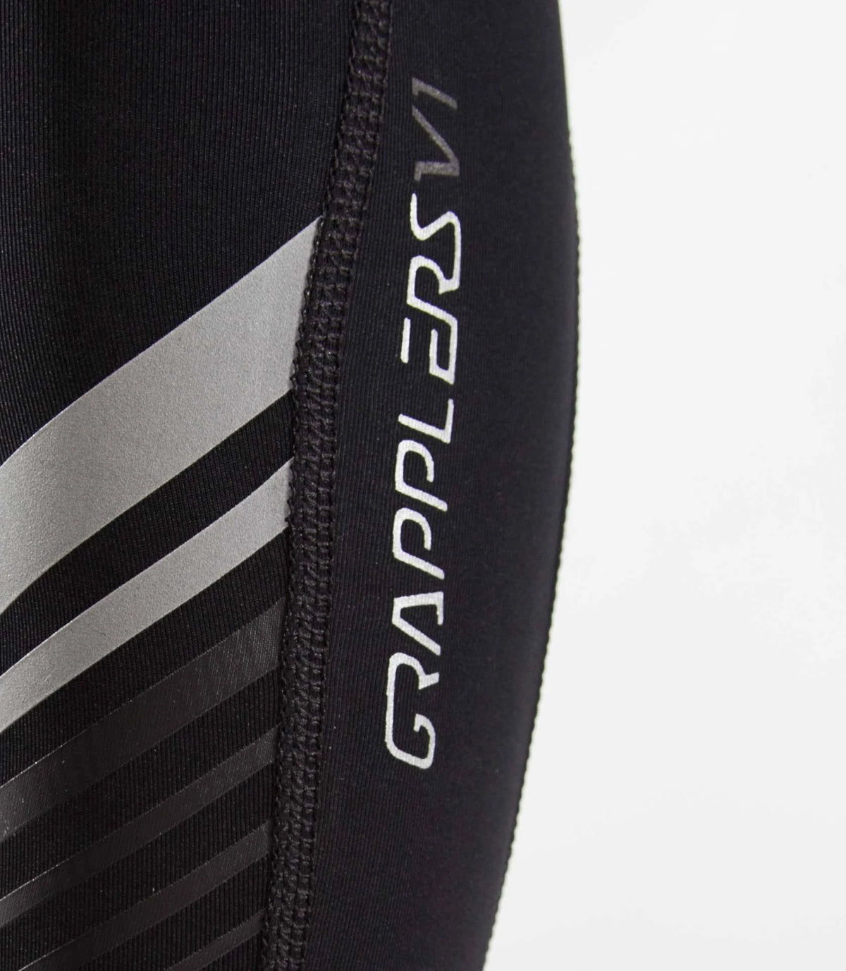 Black/Silver Compression Spats P1248