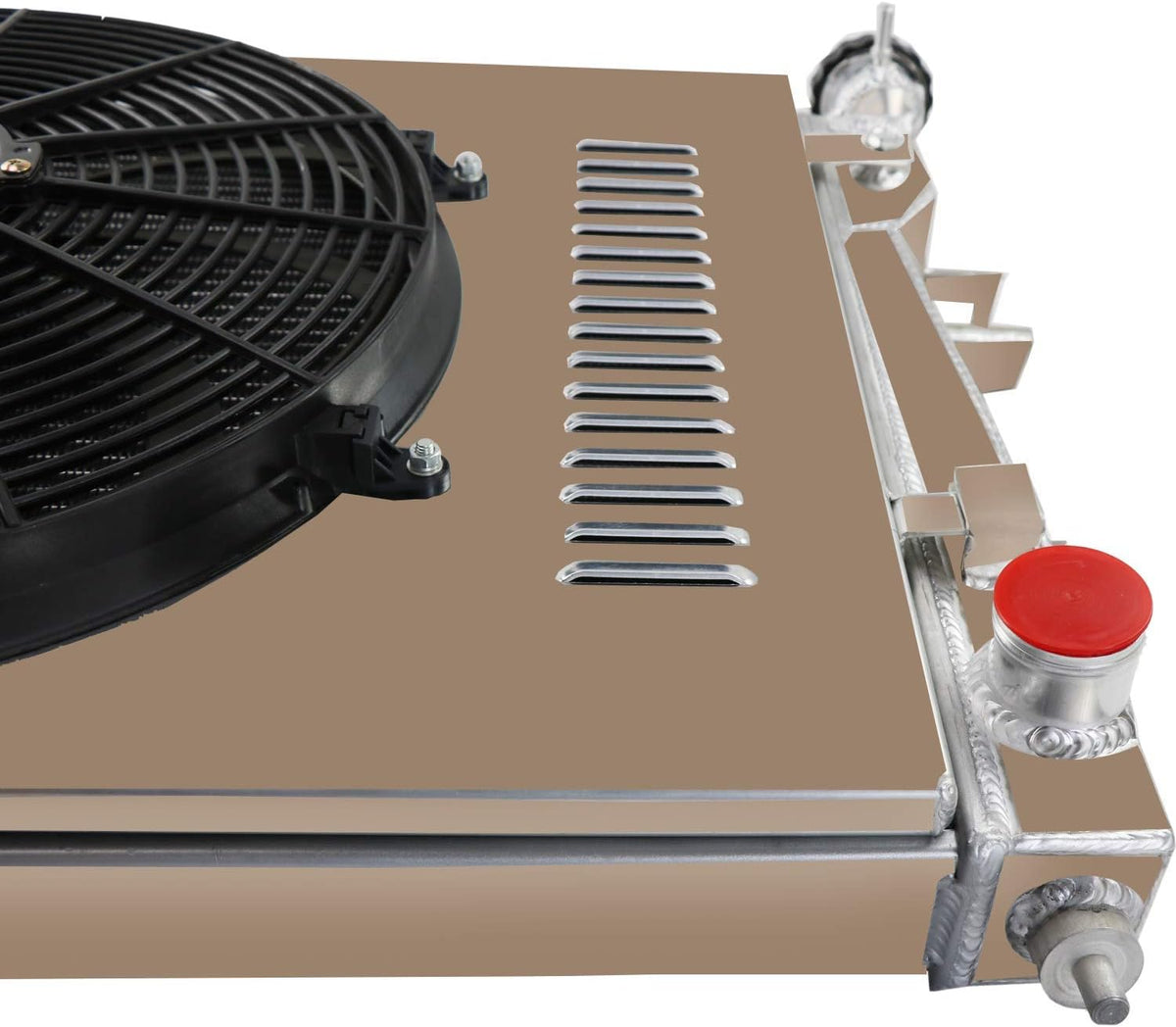 All Aluminum Replacement Radiator with Shroud Fans and Relay J779