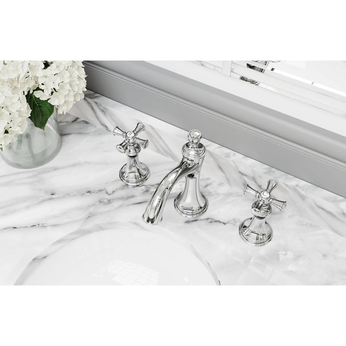 1.2 GPM Widespread Bathroom Faucet I392