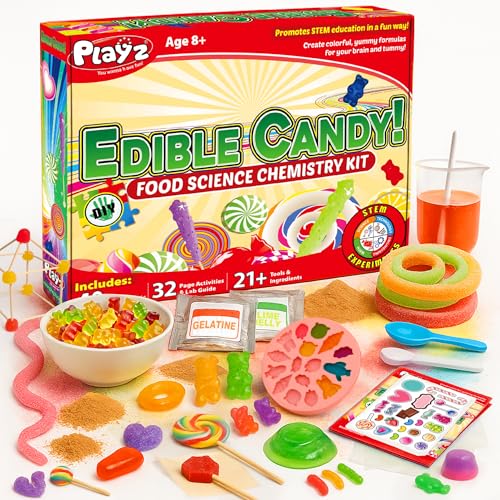 Edible Candy Making Science Kit with 40 Experiments M348546