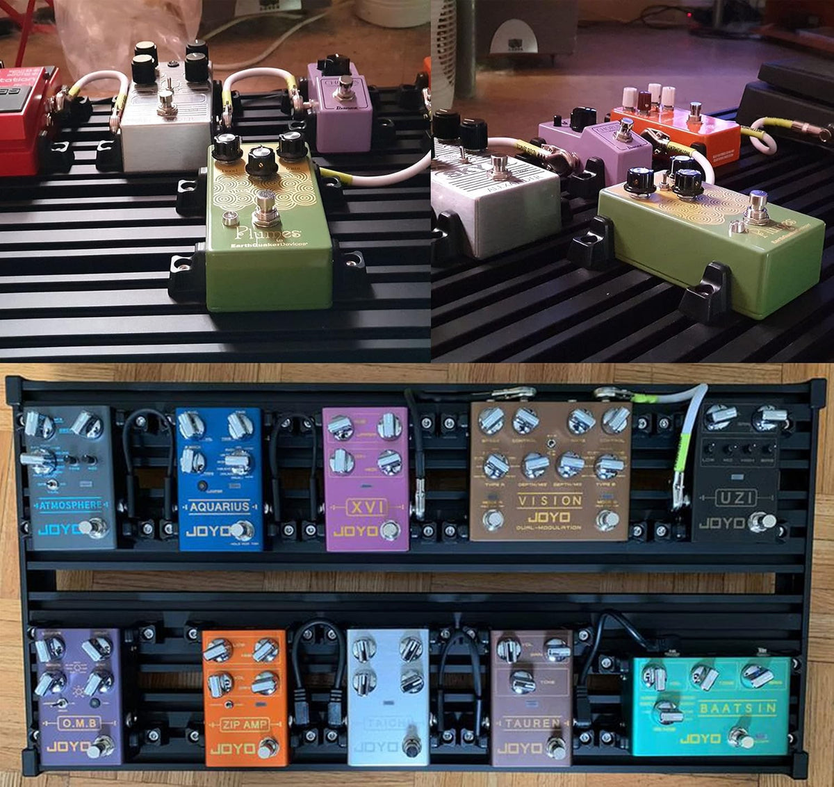 Aluminum Alloy Guitar Pedalboard with Carry Bag G3291