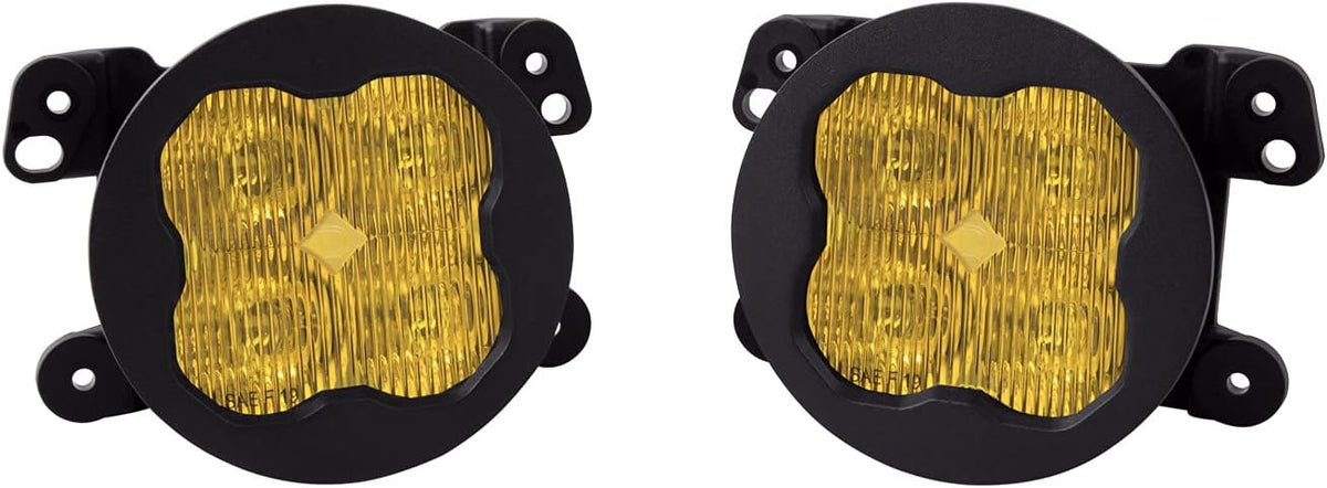 SS3 LED Fog Light Kit for Jeep JL Wrangler Rubicon w/Steel Bumper, White SAE/DOT Driving Pro N618384