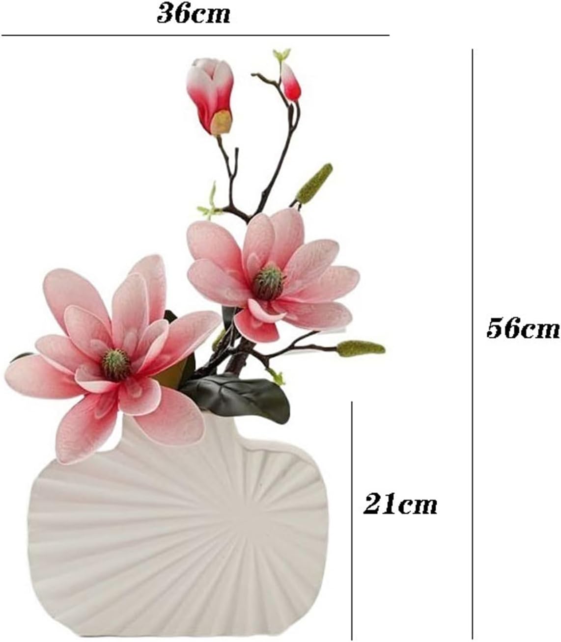Artificial Magnolia Fake Flower Arrangement Bouquet O5320