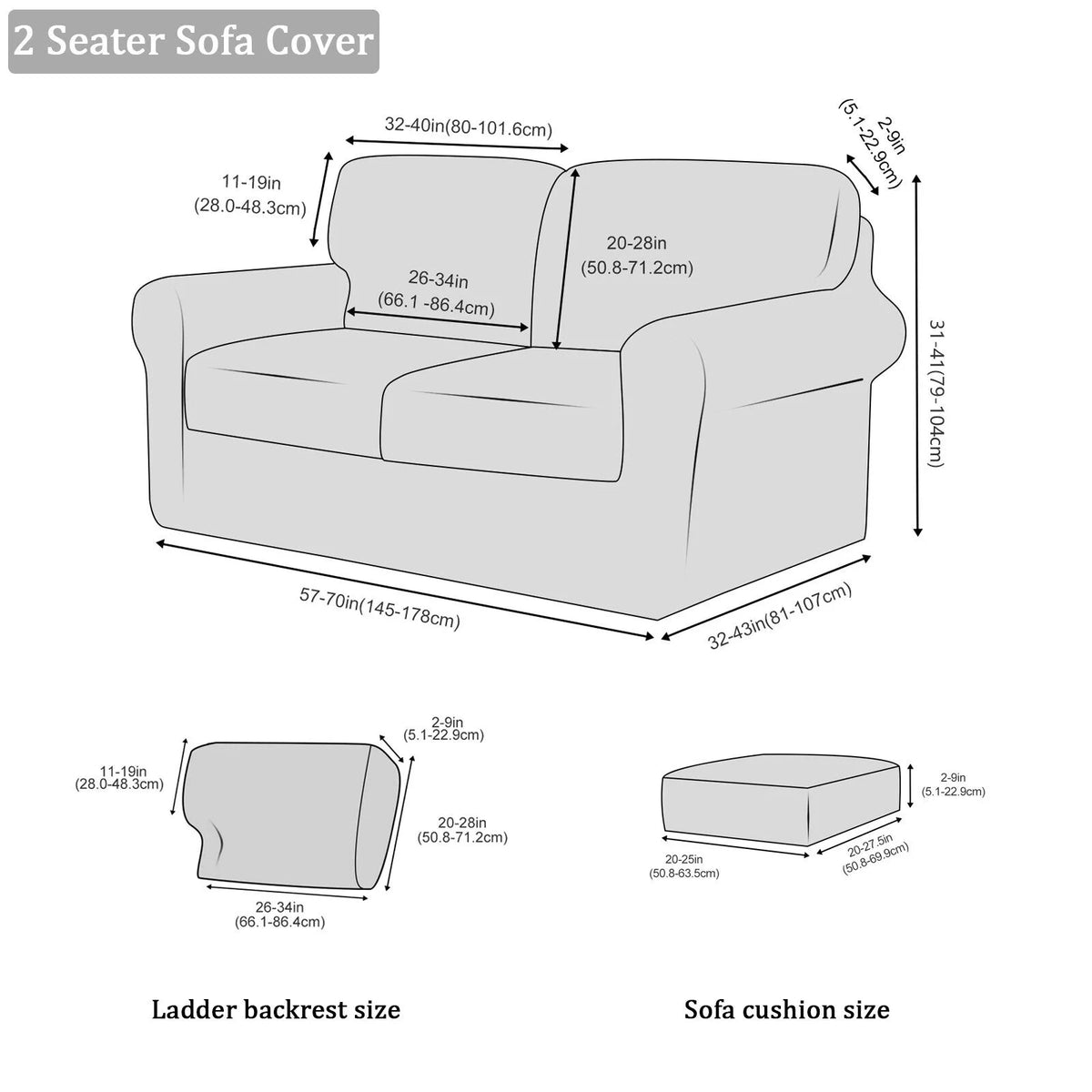 Khaki Velvet 5 Piece Stretch Sofa Cover Q657038