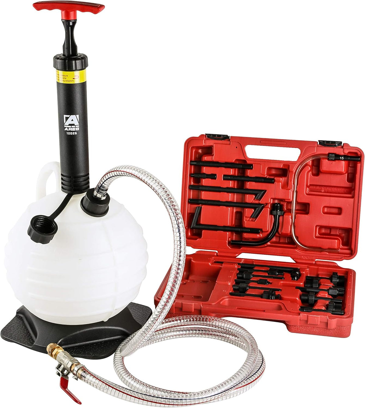 ATF Refill Kit with 6L Manual Pump and 20-Piece Adapter Set Z770