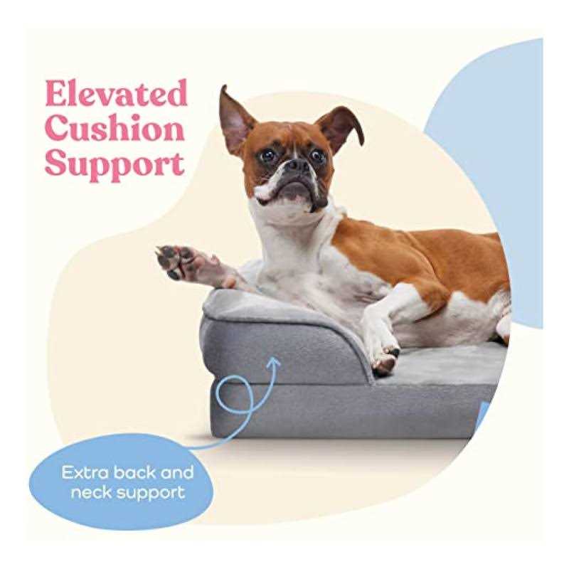 Waterproof Plush Dog Bed with Removable Washable Cover U460775