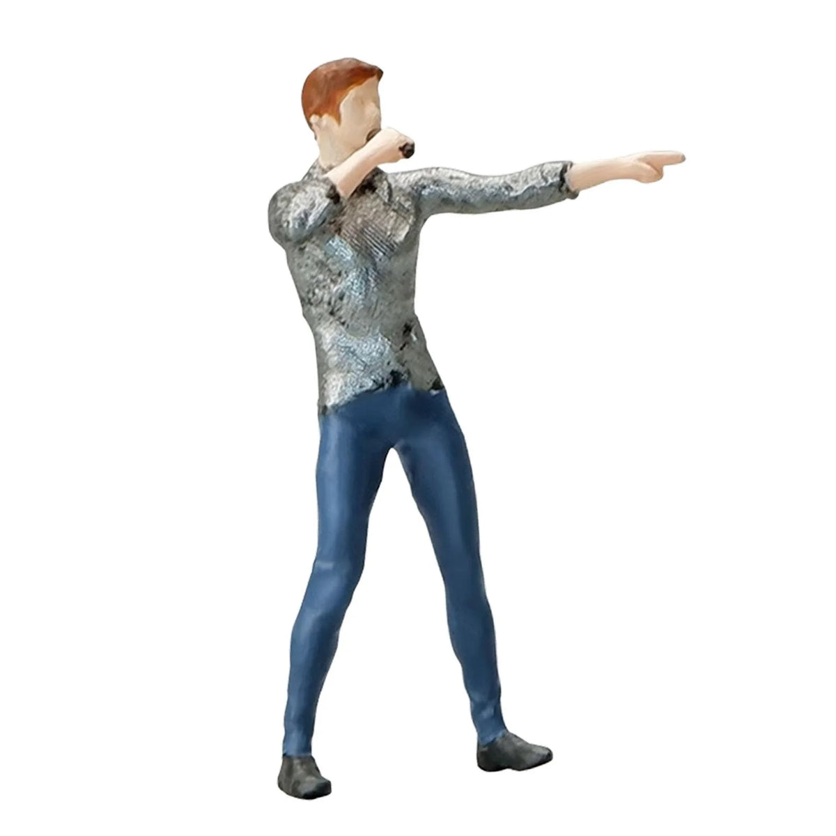 1/64 Male Singer Figure for Dollhouse Scene H98222