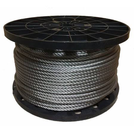 5/8 inch Stainless Steel Wire Rope Cable 6x19 IWRC Type 304 (100 Feet) U9635