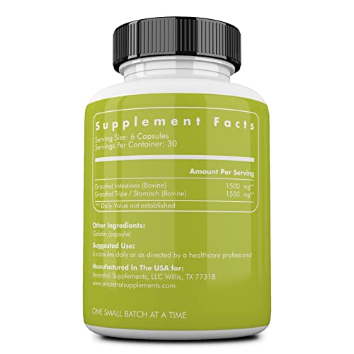 Grass Fed Beef Collagen Supplement, 3000mg, Type II, 180 Capsules E39397
