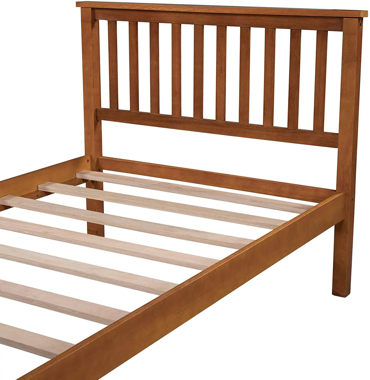 Twin Wood Platform Bed Frame Y584891