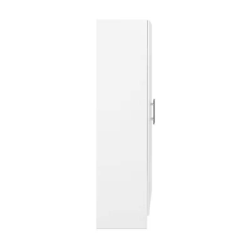 White Wood Freestanding Garage Cabinet D8703