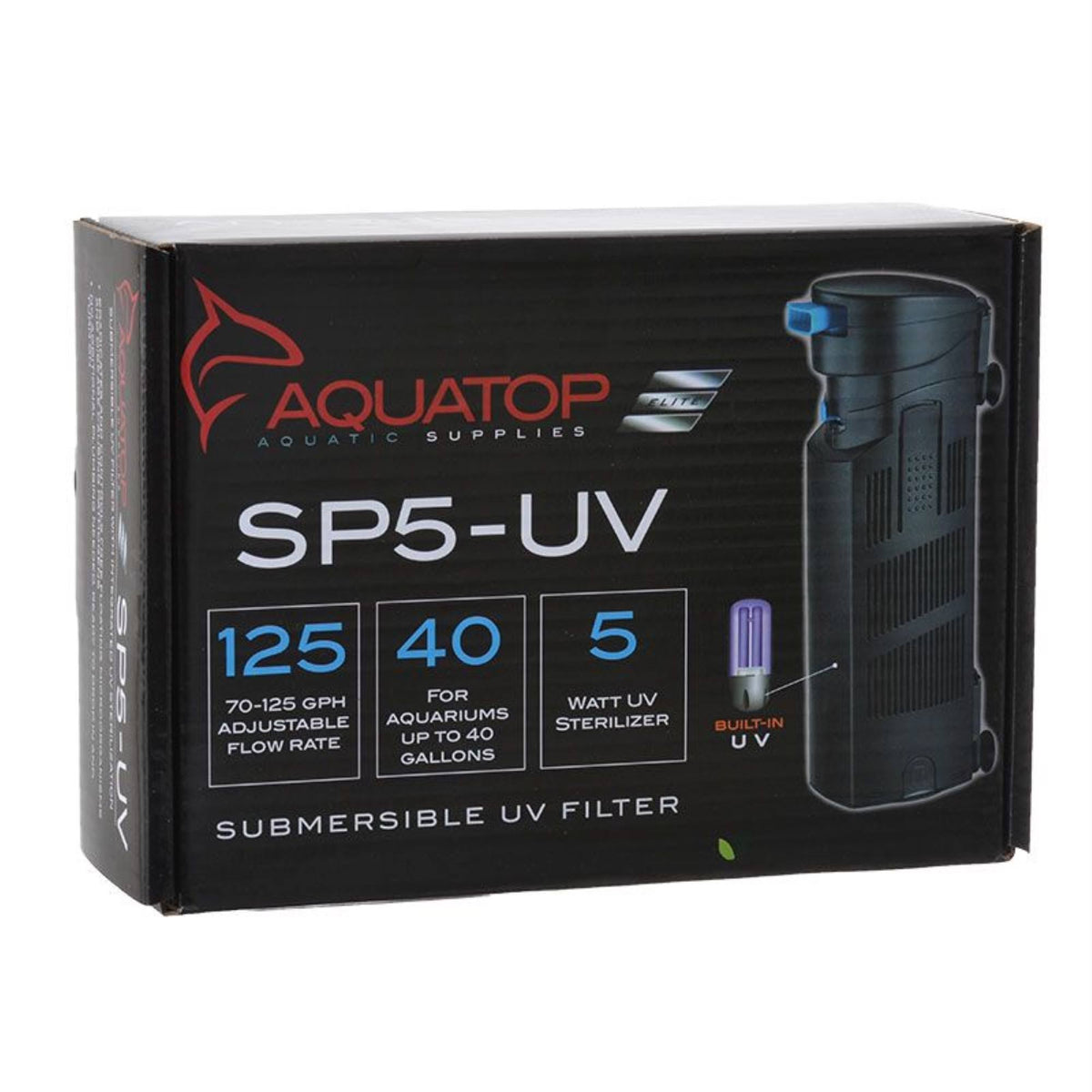 Submersible UV Filter 395 GPH Black T9713