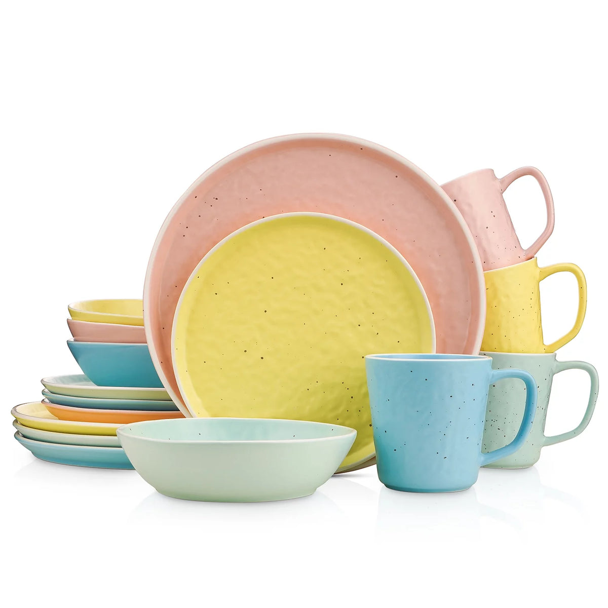 16-Piece Stoneware Dinnerware Set for 4 A44868