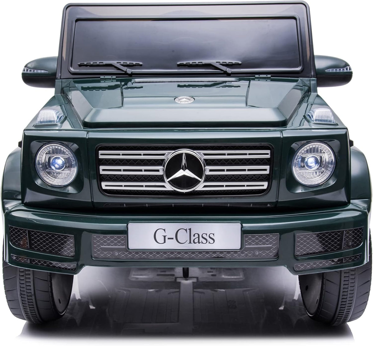 White Licensed Mercedes Benz G500 Kids Ride On Car with Remote Control G51129