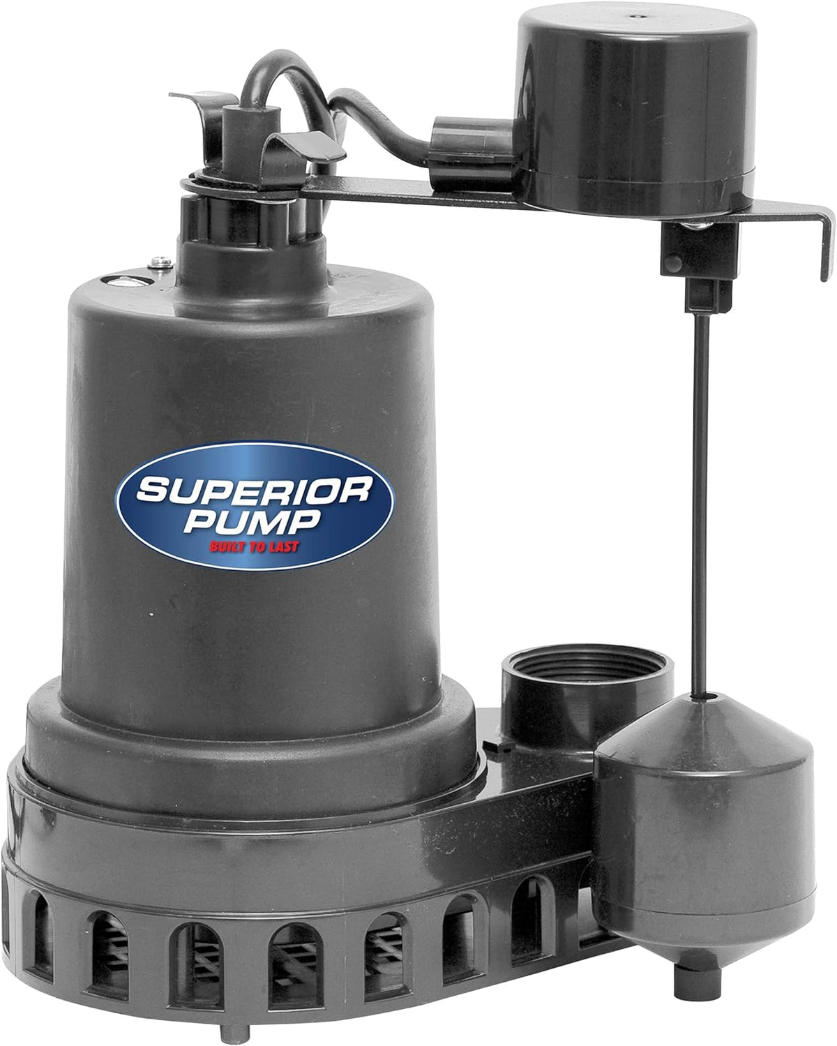 1/2 HP Thermoplastic Submersible Sump Pump with Vertical Float Switch Pack of 2 F69941