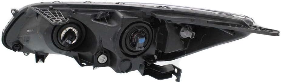 Honda Accord Headlight Assembly 2013 2014 Pair Halogen Y708