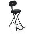 Black Folding Guitar Seat and Stand Chair A8994