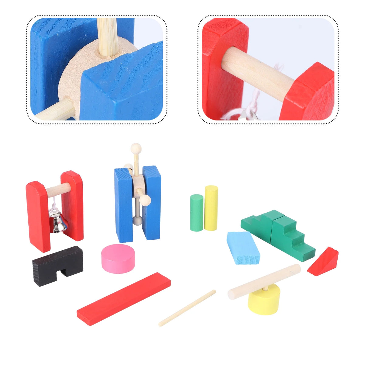 Wooden Domino Blocks Building Toy X530