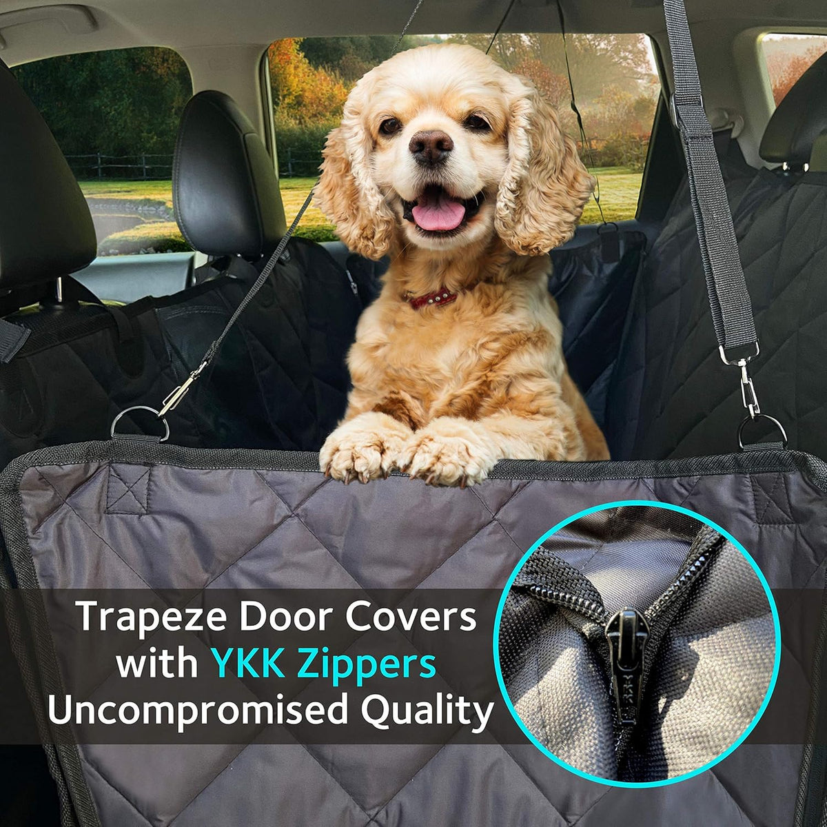 Heavy Duty Waterproof Non Slip Dog Car Seat Cover, Pack of 2 K172