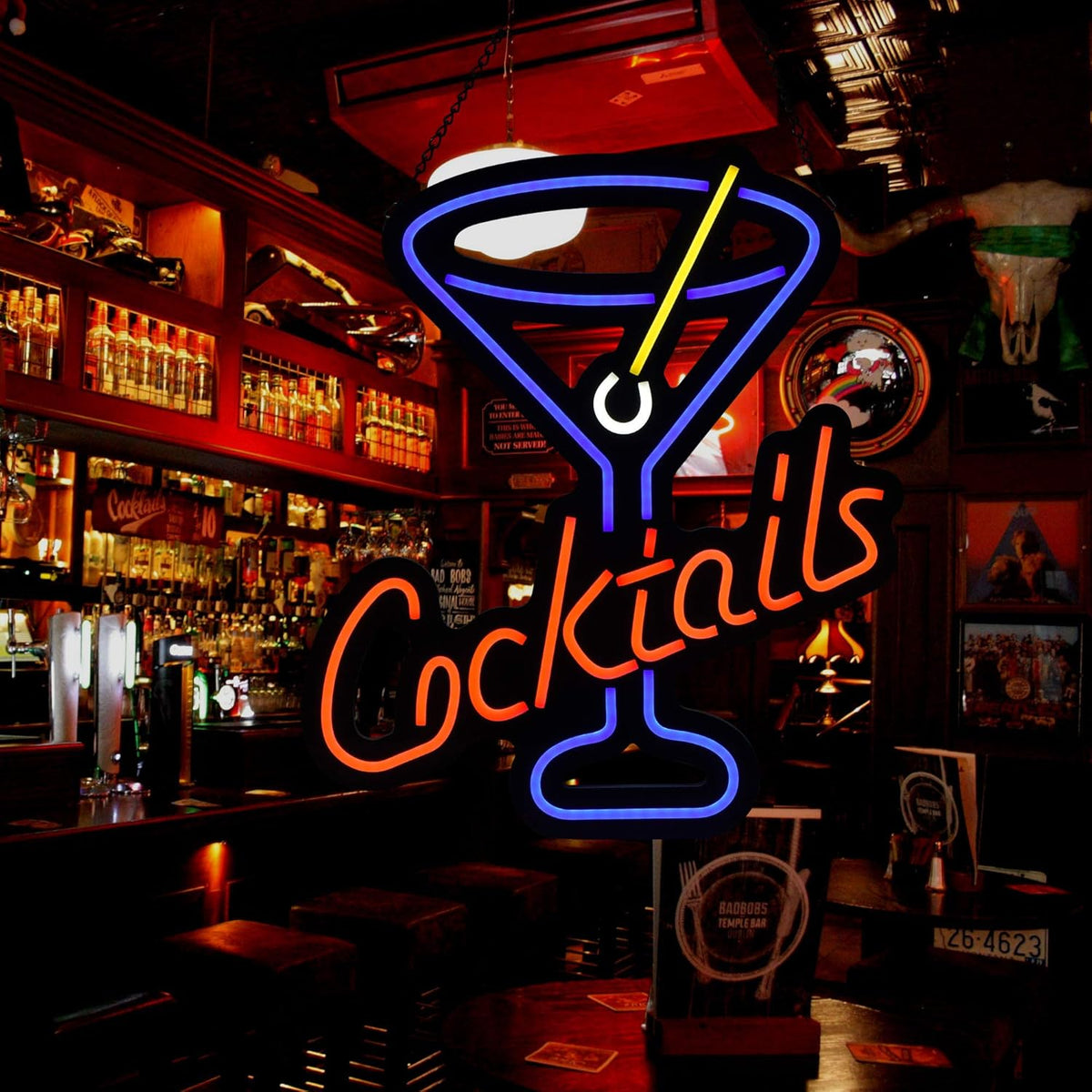 Ultrathin LED Neon Sign Art Wall Lights (Cocktails Cup) K34294