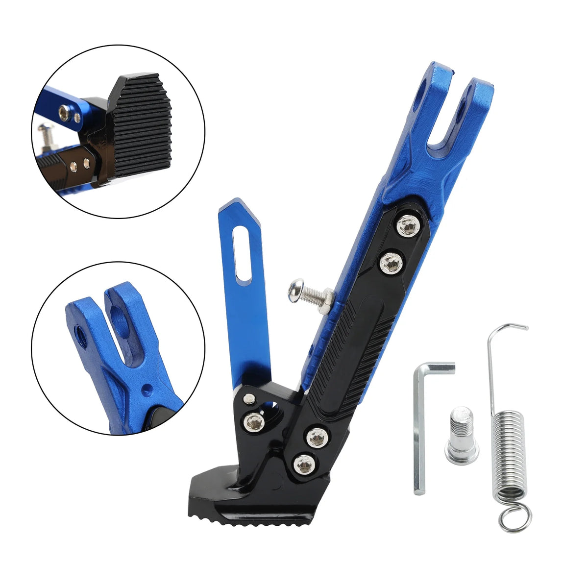 Blue Adjustable Side Stand D4176
