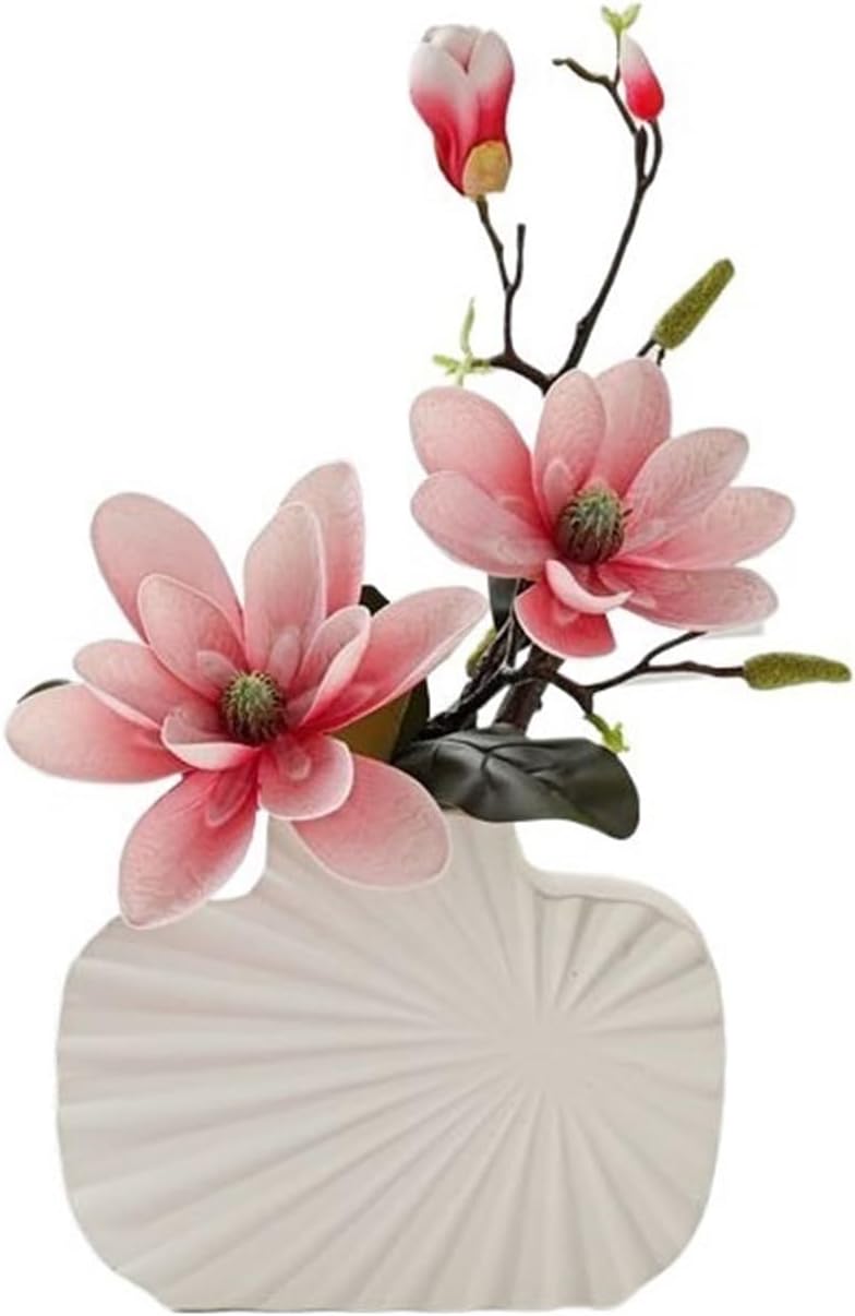 Artificial Magnolia Fake Flower Arrangement Bouquet O5320