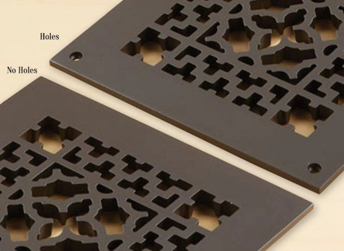 6" X 10" Grey Floor Grille I128645