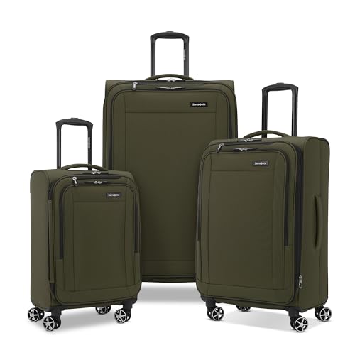3-Piece Softside Expandable Luggage Set, Caribbean Blue P632