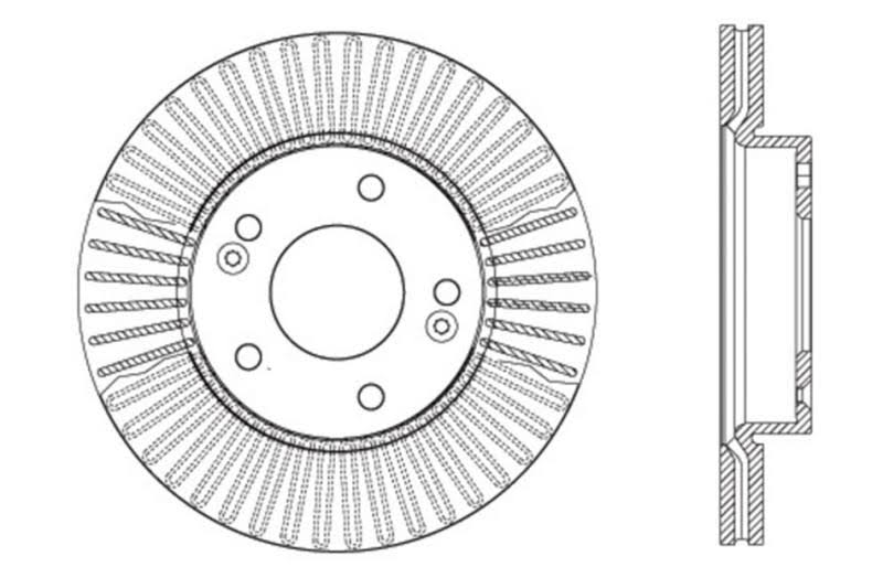 Sport Drilled & Slotted Rotor R593783