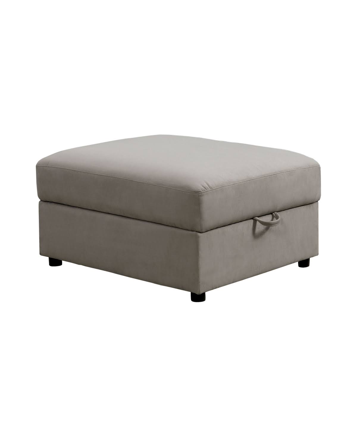 Gray Storage Ottoman A4429