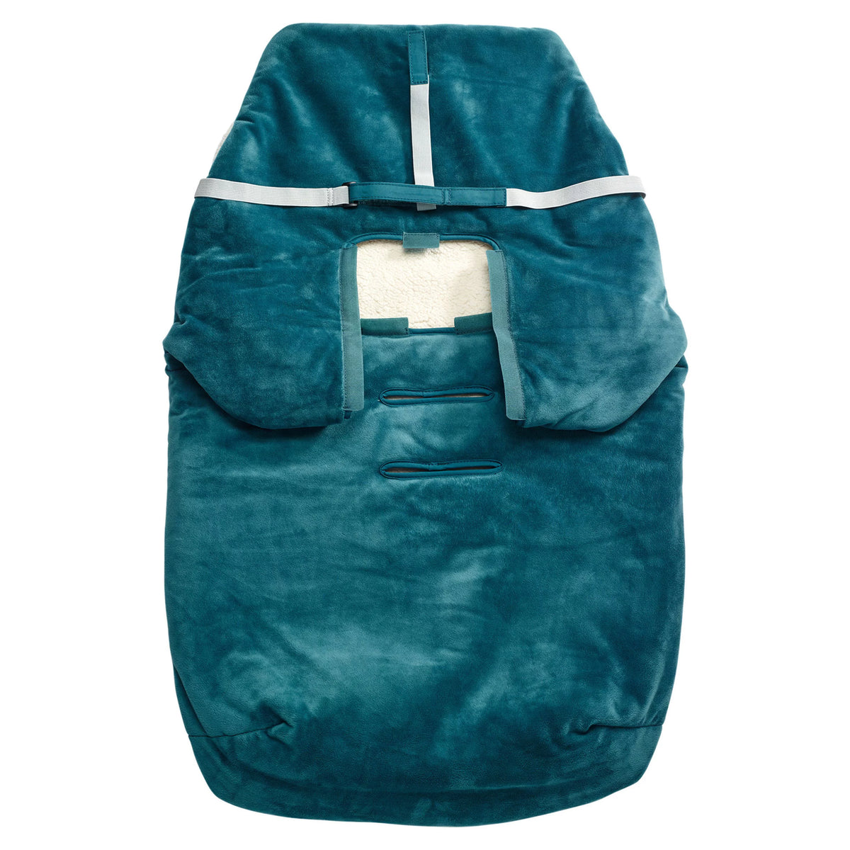 Sherpa-Lined Toddler Car Seat Cover and Bunting Bag Black V516949