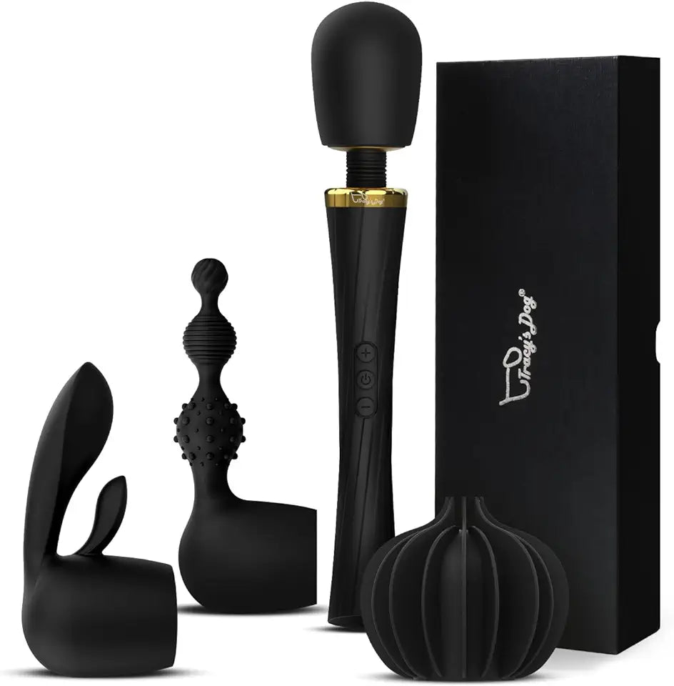 Cordless Wand Vibrator Kit with 3 Attachments V973877