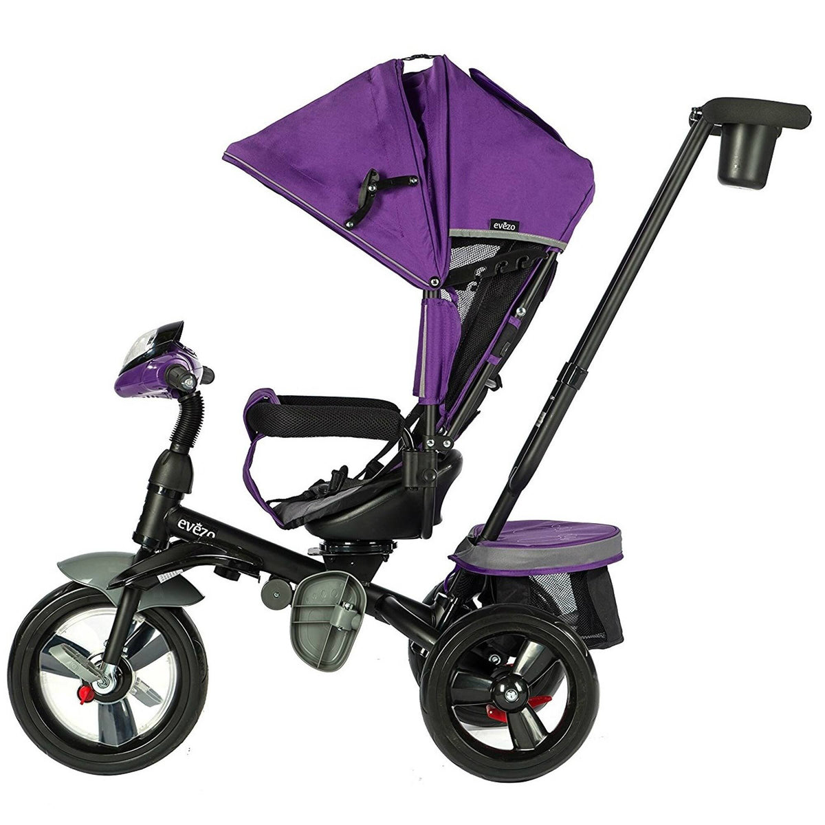 Blue 4-in-1 Stroller Trike with Canopy C719
