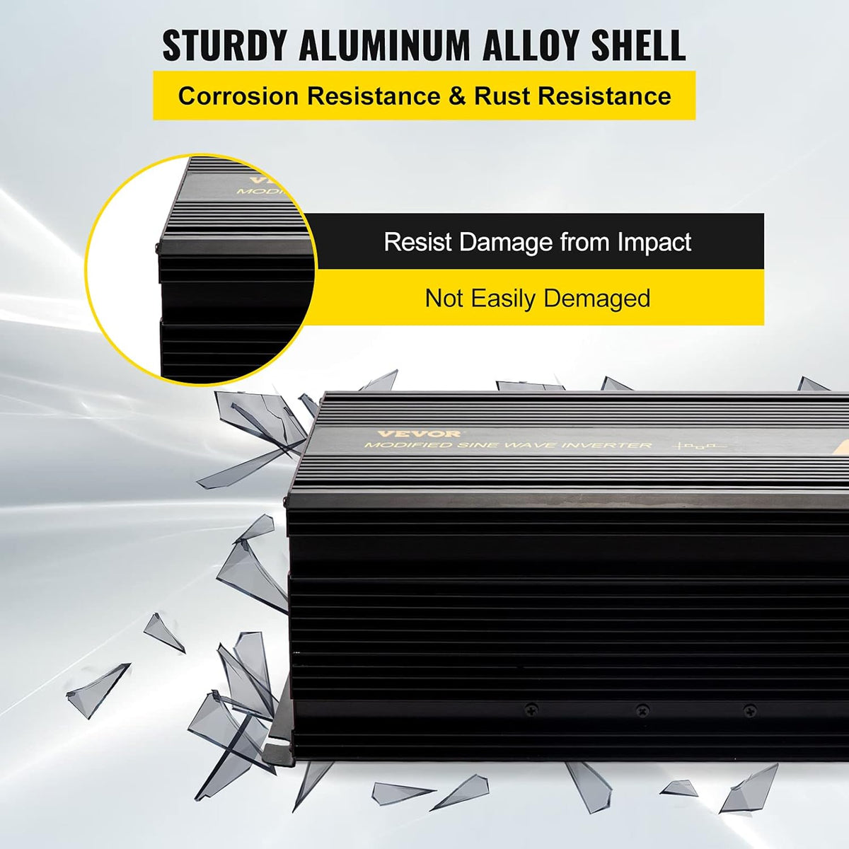2000W Modified Sine Wave Power Inverter with LCD Display B957