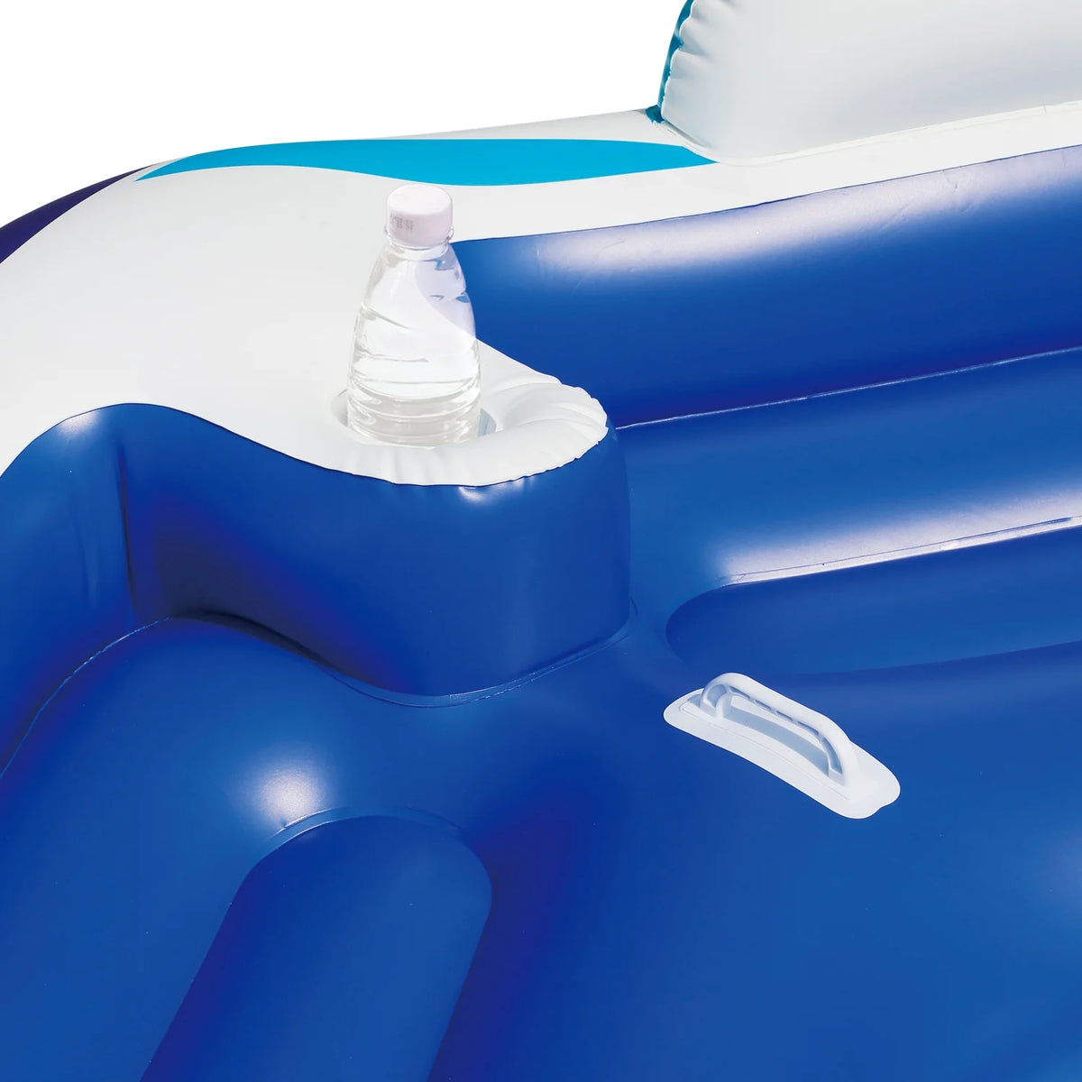 Inflatable 6 Person Party Pad Pool Float with Cupholders S6986