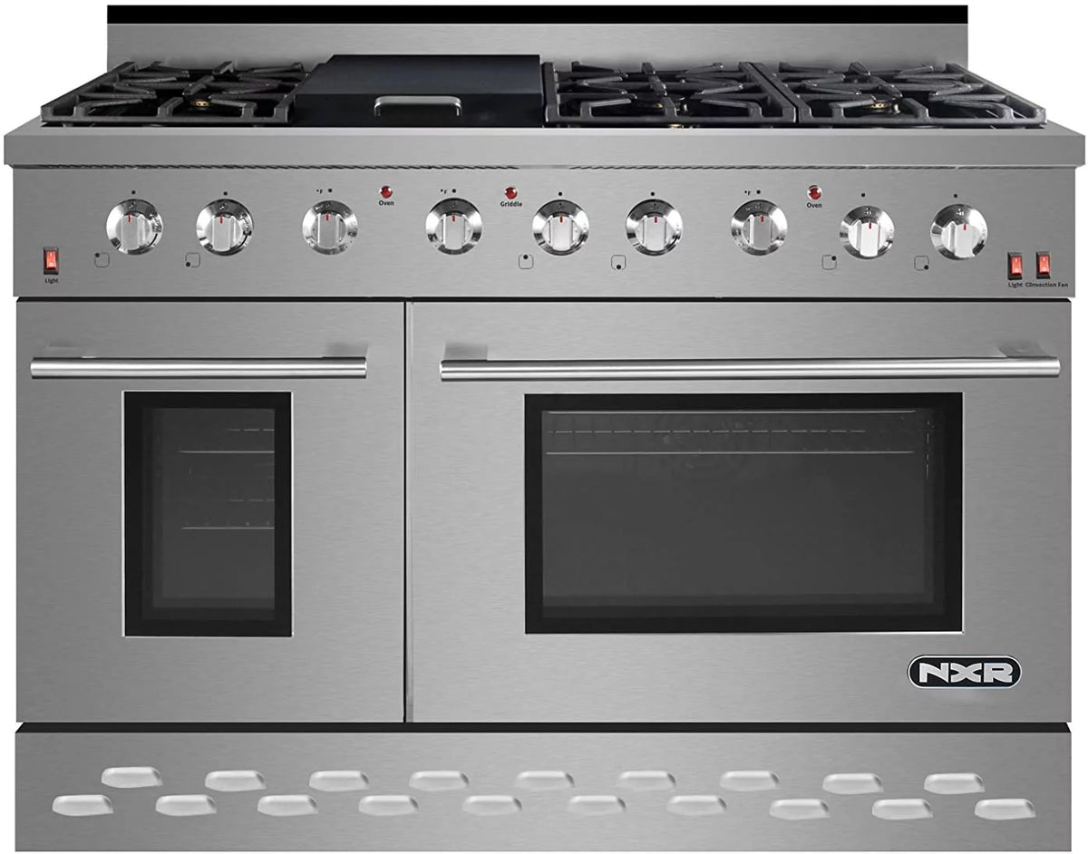 48" Stainless Steel Propane Gas Range with Convection Oven K384
