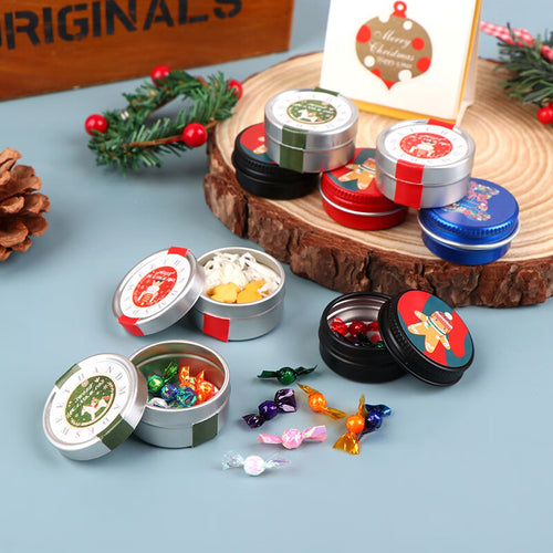 1:12 Dollhouse Mini Christmas Cookies Candy Gift Box Tin Box Z16518