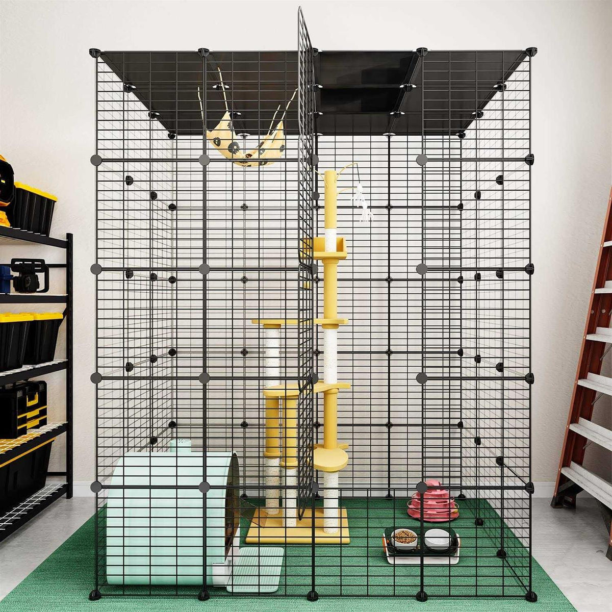 Large Indoor Cat Cage Metal Wire Playpen U2421
