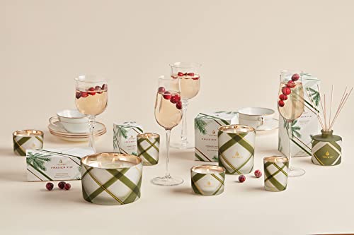 Frosted Plaid Jar Candle (6.5 oz) E684367