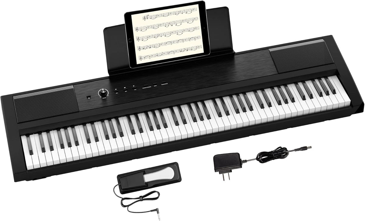 88 Key Semi-Weighted Portable Digital Piano with Sustain Pedal M625