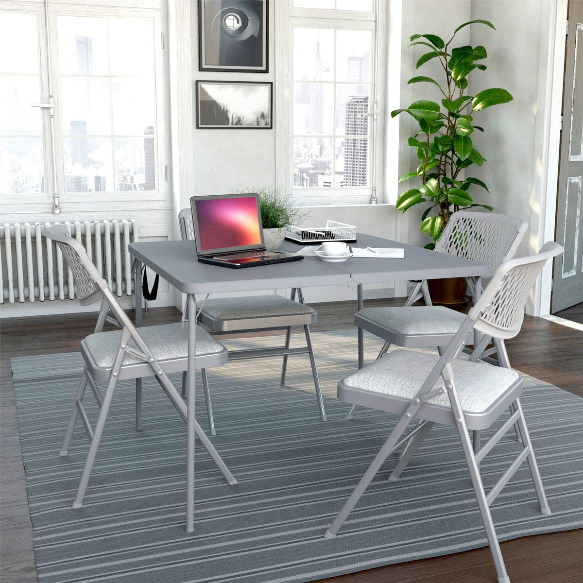 XL Fold-in-Half Card Table W981698