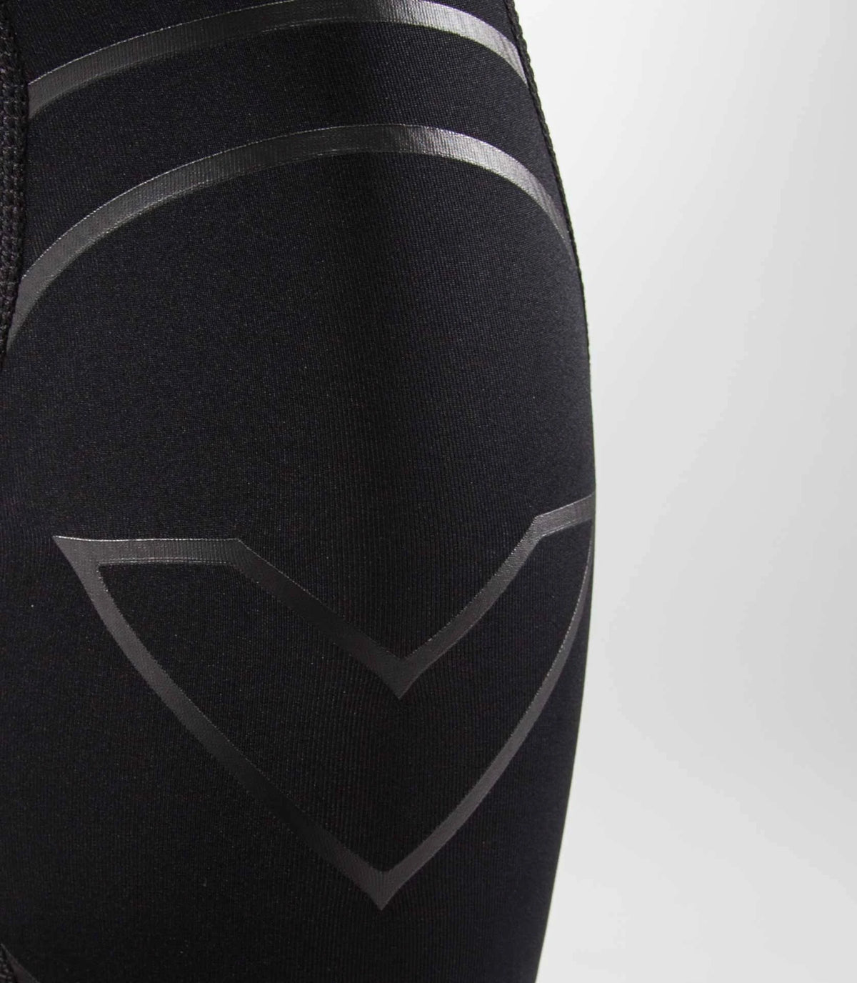 Black/Silver Compression Spats P1248
