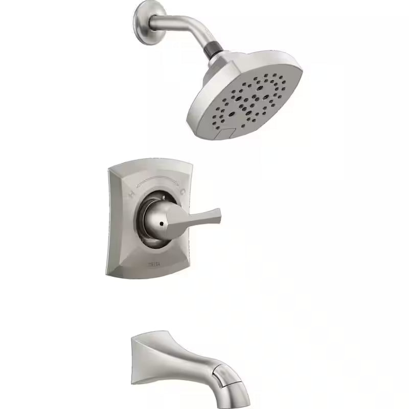Single-Handle 5-Spray Tub and Shower Faucet Brushed Nickel A6541