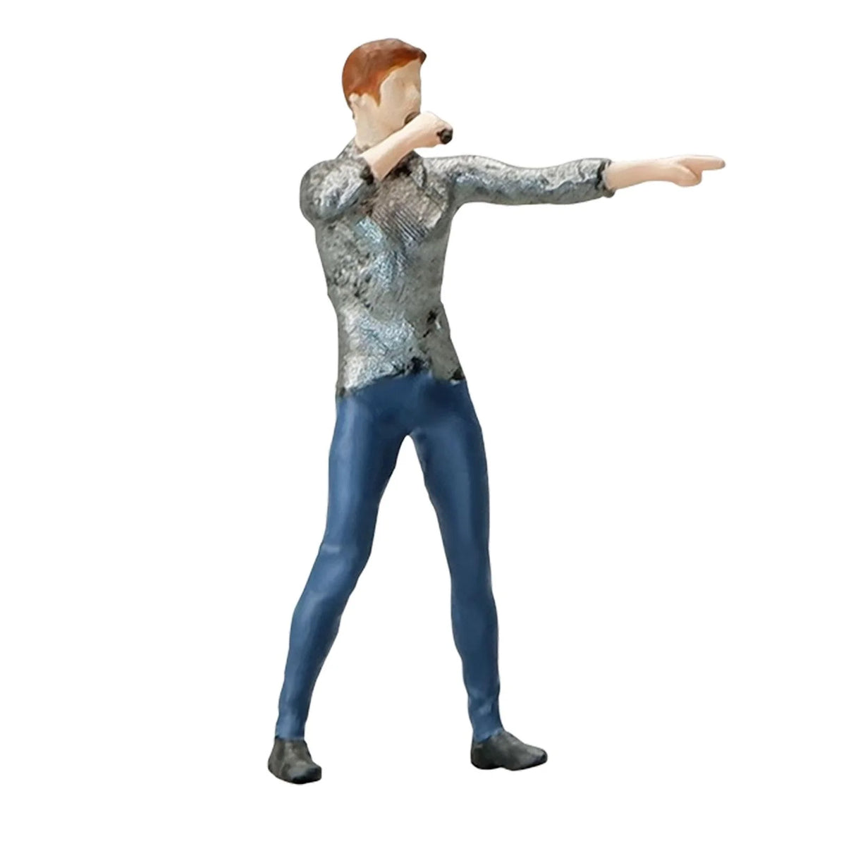 1/64 Male Singer Figure for Dollhouse Scene H98222