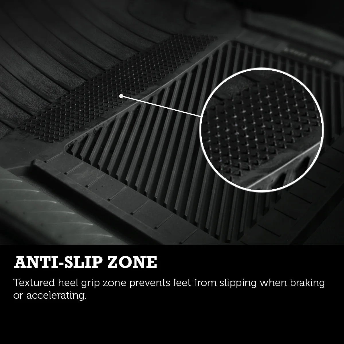 Black Heavy Duty Automotive Floor Mats Y311