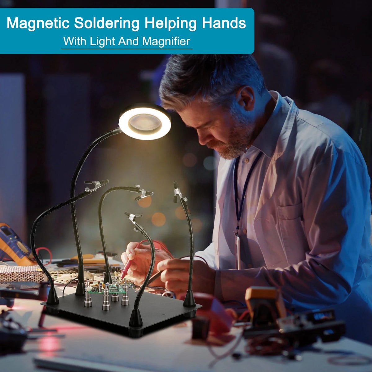 Four Arms Soldering Helping Hands Tool W51126