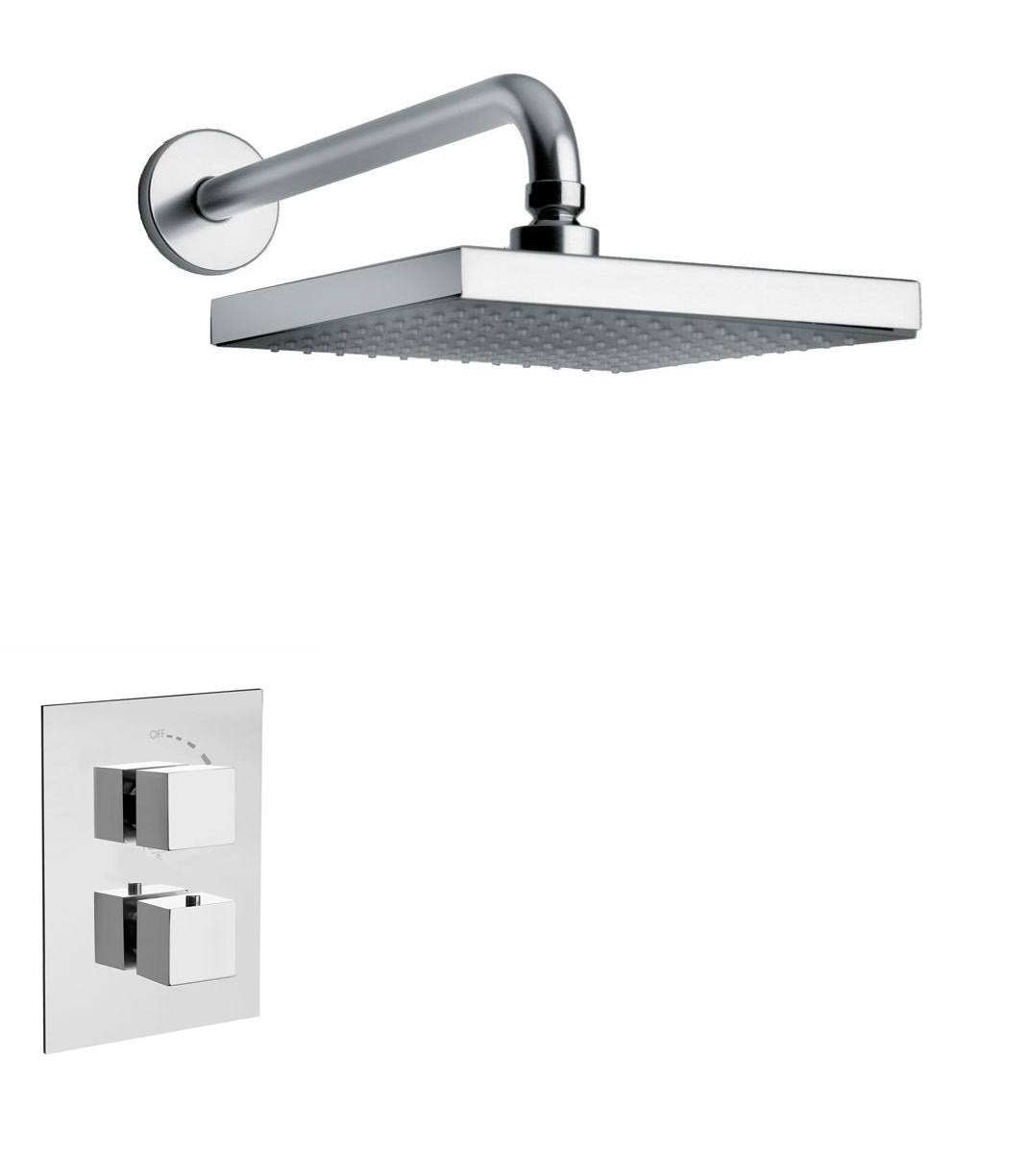 Chrome Thermostatic Shower Set L335642